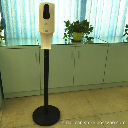 Sensor hand sanitizer dispenser floor stand with Drip Tray